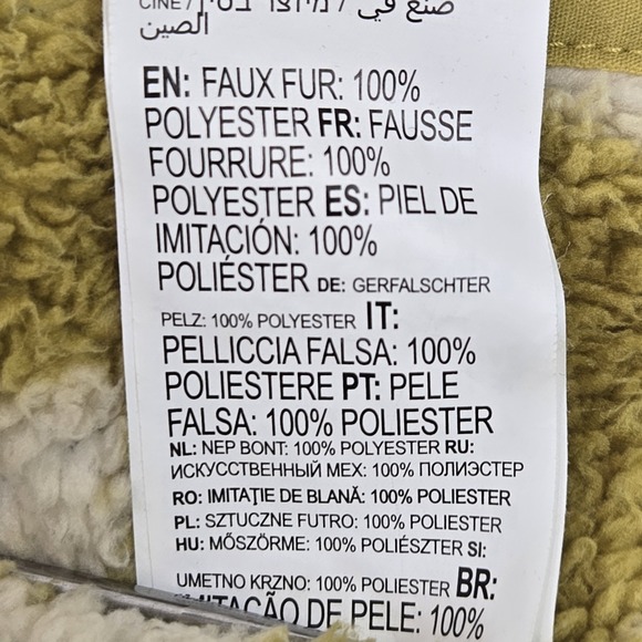 Billabong Women Sweatshirt L Yellow Floral Fleece Quarter Zip Time Off - Picture 4 of 9